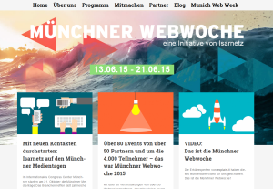 Münchner Webwoche Website